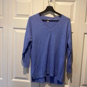 XL blue v neck sweater J Crew